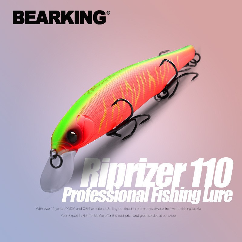 Fishing Lure Jerkbait - BEARKING Best Price Riprizer 110 Jerking