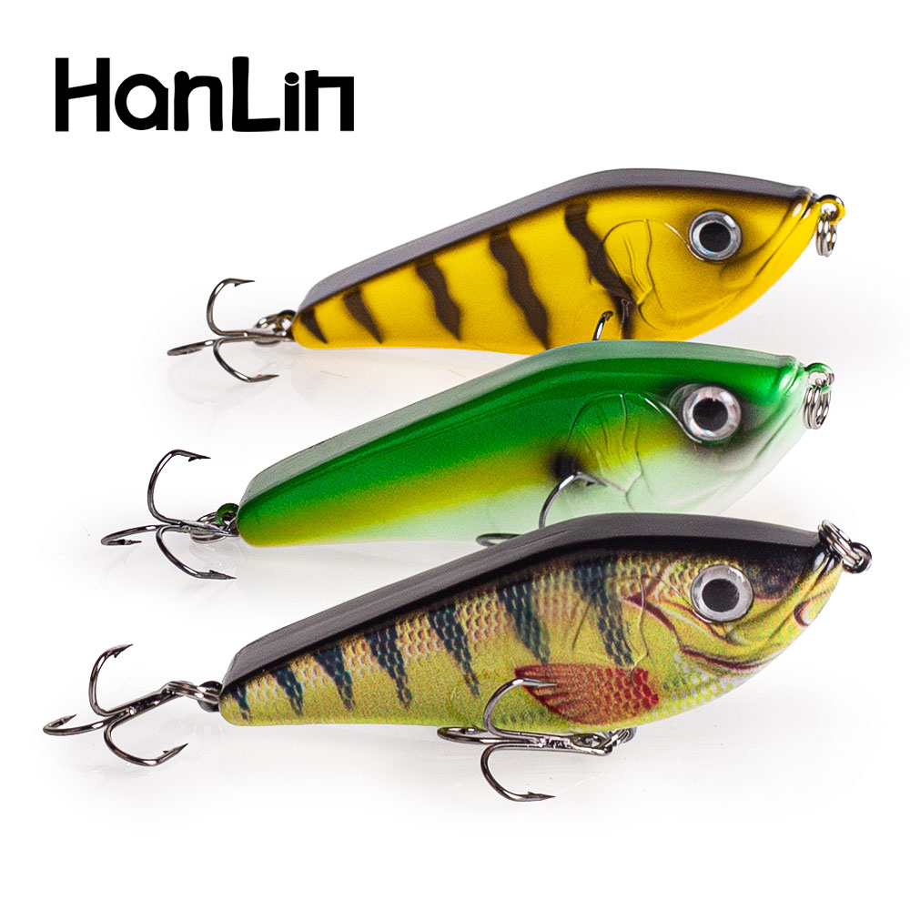 Fishing Lure Jerkbait - 75Mm/13.5G Muskies Jerkbait Pike Mồi Dụ