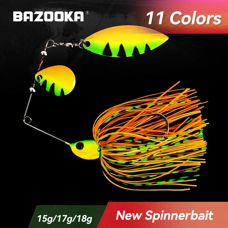 Fishing Lure Spinnerbait - Bazooka 15g 18g Spinnerbait Fishing Lure