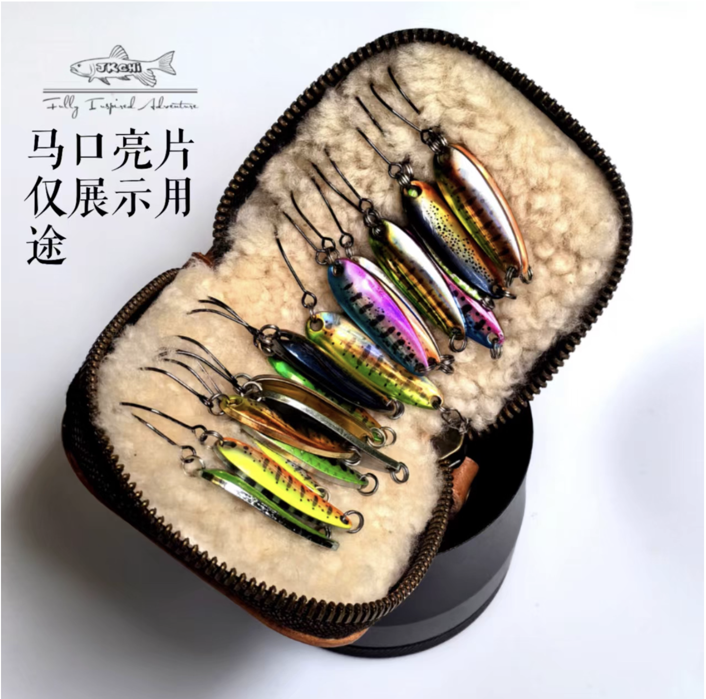 Fishing Lure Spinnerbait - Jig Spinner Lure Wallet Bag Portable