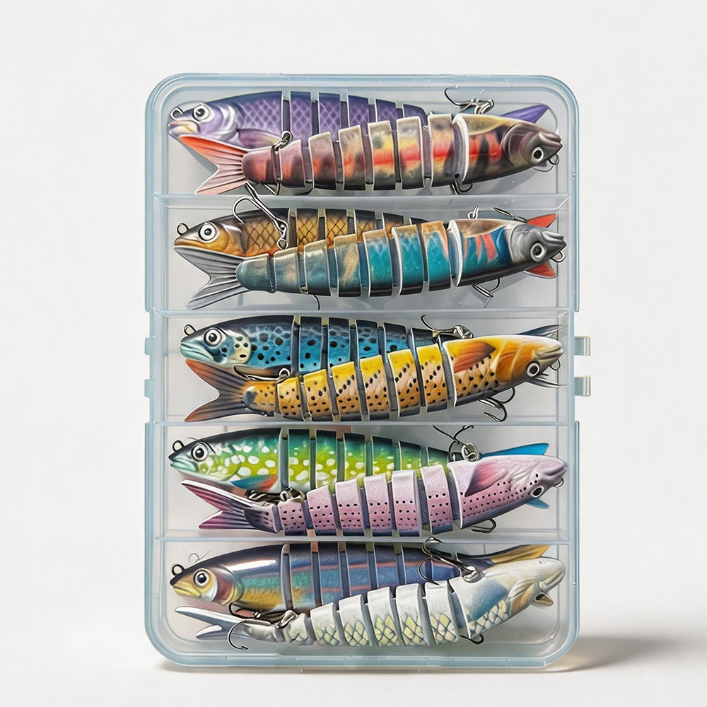 Fishing Lure Swimbait - 10 pcs Fishing Lures for Bass