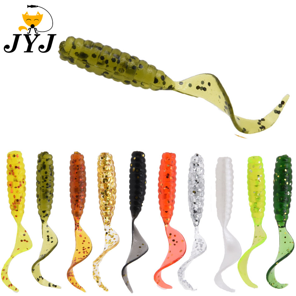 Fishing Lure Soft Plastic - 20 Hoặc 30 Miếng Mềm Silica