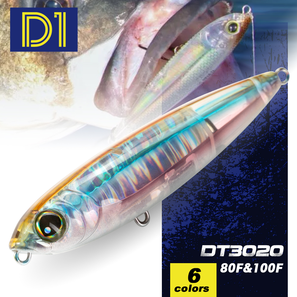 Fishing Lure Popper - D1 Surface Fishing Lure 3DR Pencil