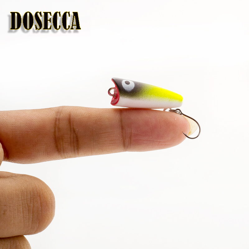 Fishing Lure Popper - 1 Cái 2.5Cm 1.5G Topwater Mồi