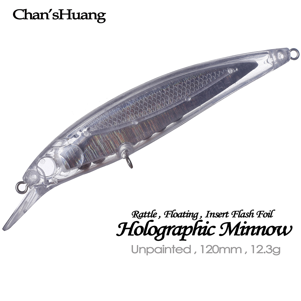Fishing Lure Blade Bait - Chan’sHuang 20PCS Unpainted Blanks Bait 110mm
