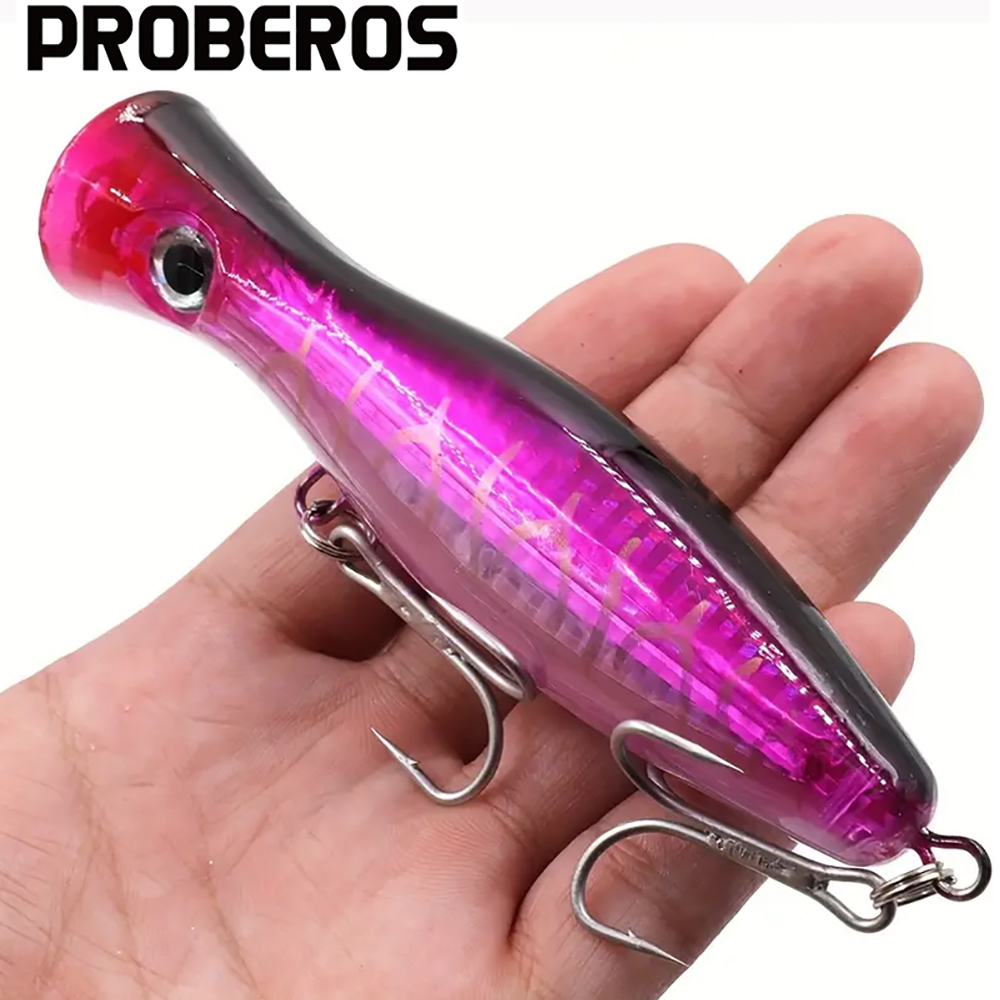 Fishing Lure Popper - PROBEROS 1pc 13cm 43g Popper Fishing