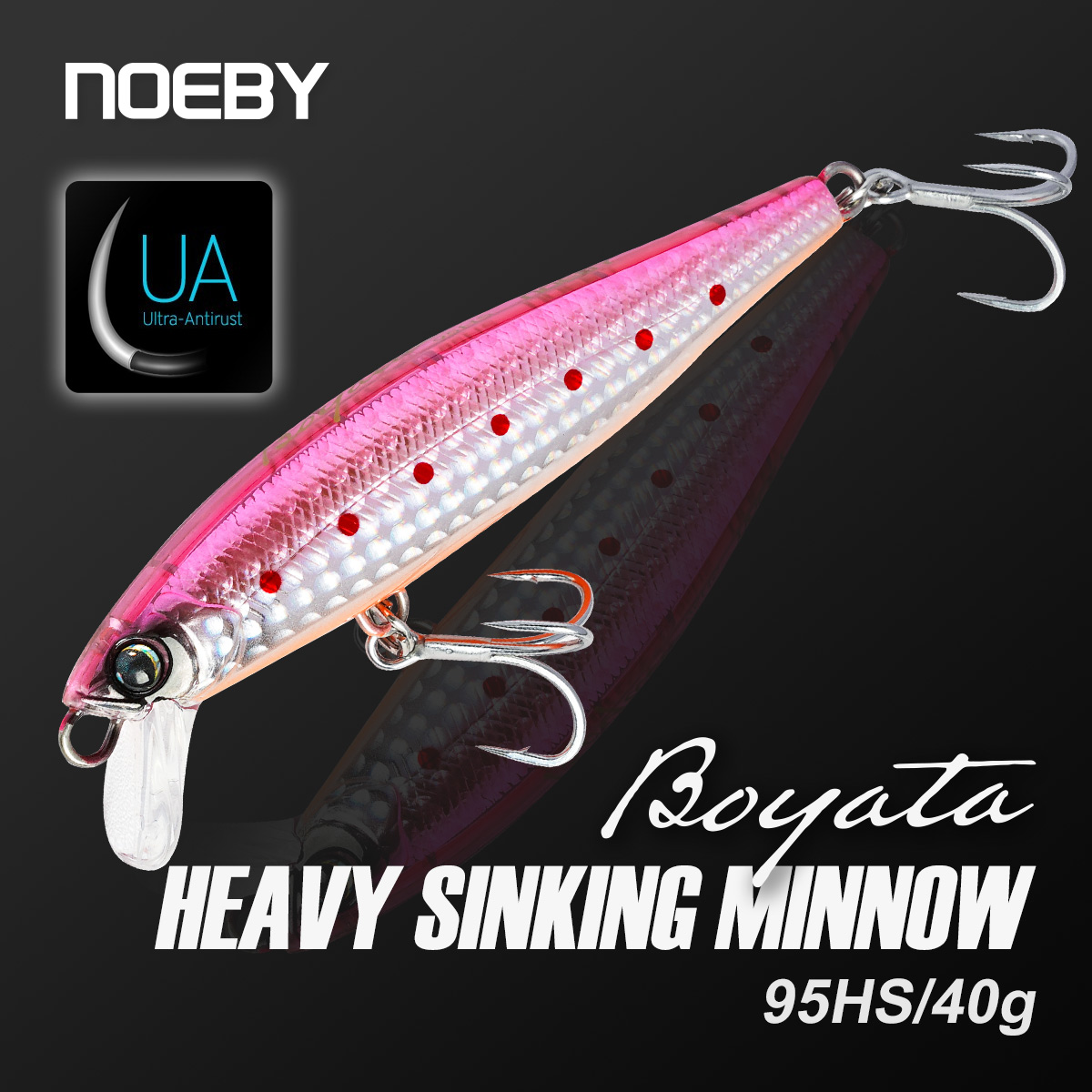 Fishing Lure Buzzbait - NOEBY Heavy Sinking Minnow Fishing Lure