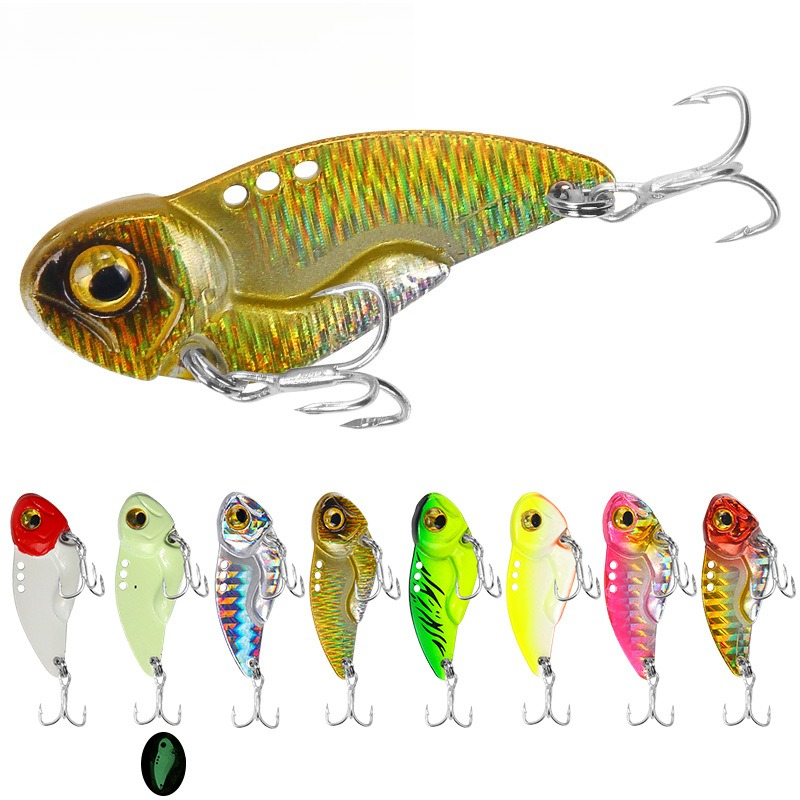 Fishing Lure Blade Bait - Billings 1Pcs 8g 3.5cm 3D Eyes