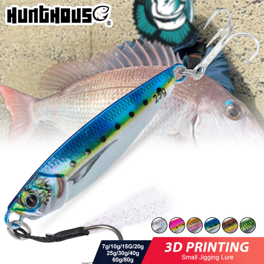 Fishing Lure Spinnerbait - Hunthouse Metal Jig Fishing Lure Sinking