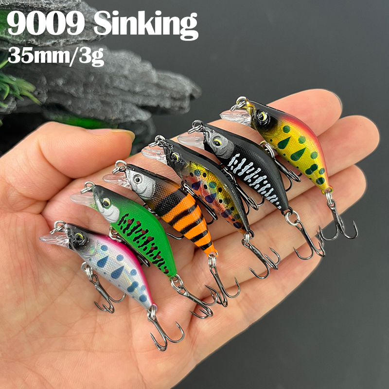 Fishing Lure Jerkbait - 3g 35mm Mini Sinking Minnow Fishing