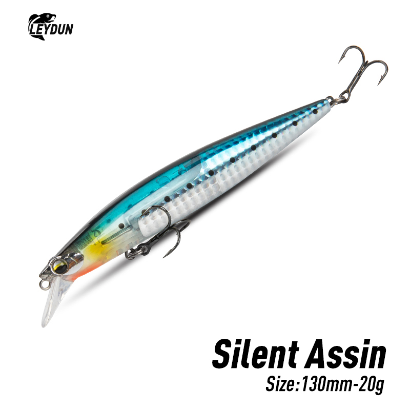 Fishing Lure Blade Bait - LEYDUN Nổi Biển Bass Mồi Câu
