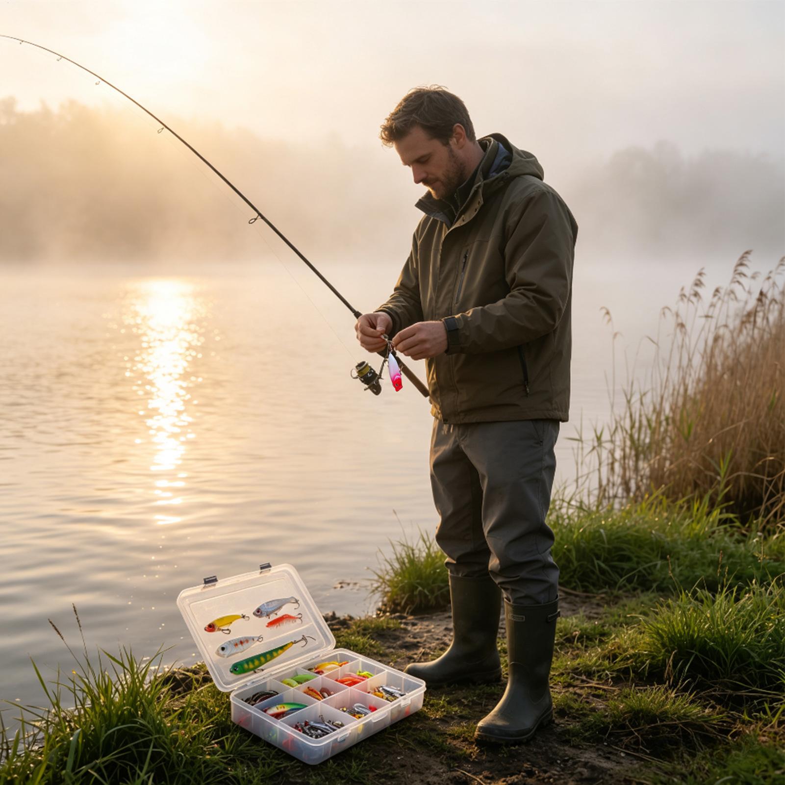 Fishing Countdown Calendar 24  - đánh giá và giá Fishing Lure Kit