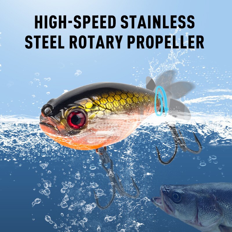 Kingdom Cánh Quạt Topwater Pop - đánh giá và giá Fishing Lure Popper