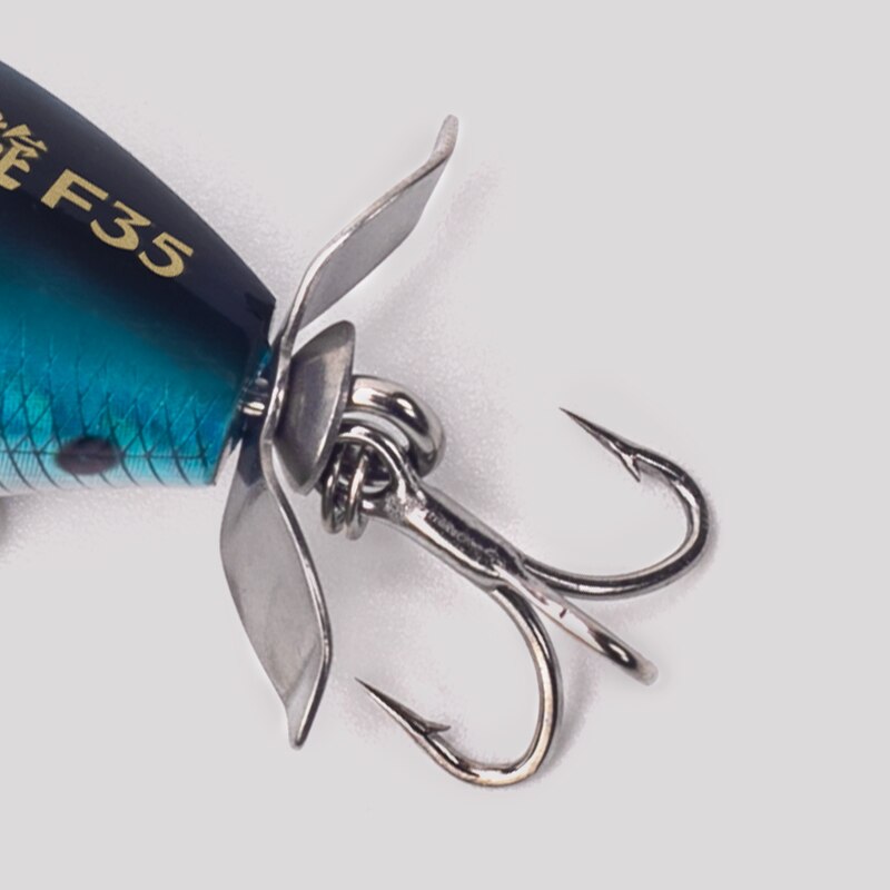 Kingdom Cánh Quạt Topwater Pop - đánh giá và giá Fishing Lure Popper