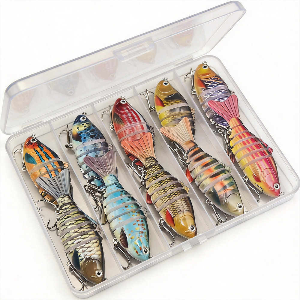 10 pcs Multi-Joint Swimbait Fi - đánh giá và giá Fishing Lure Popper