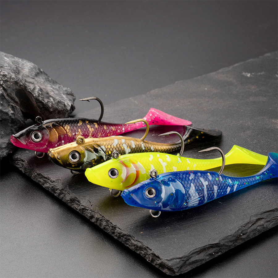 5PCS T-Tail Soft Bait Artifici - đánh giá và giá Fishing Lure Blade Bait