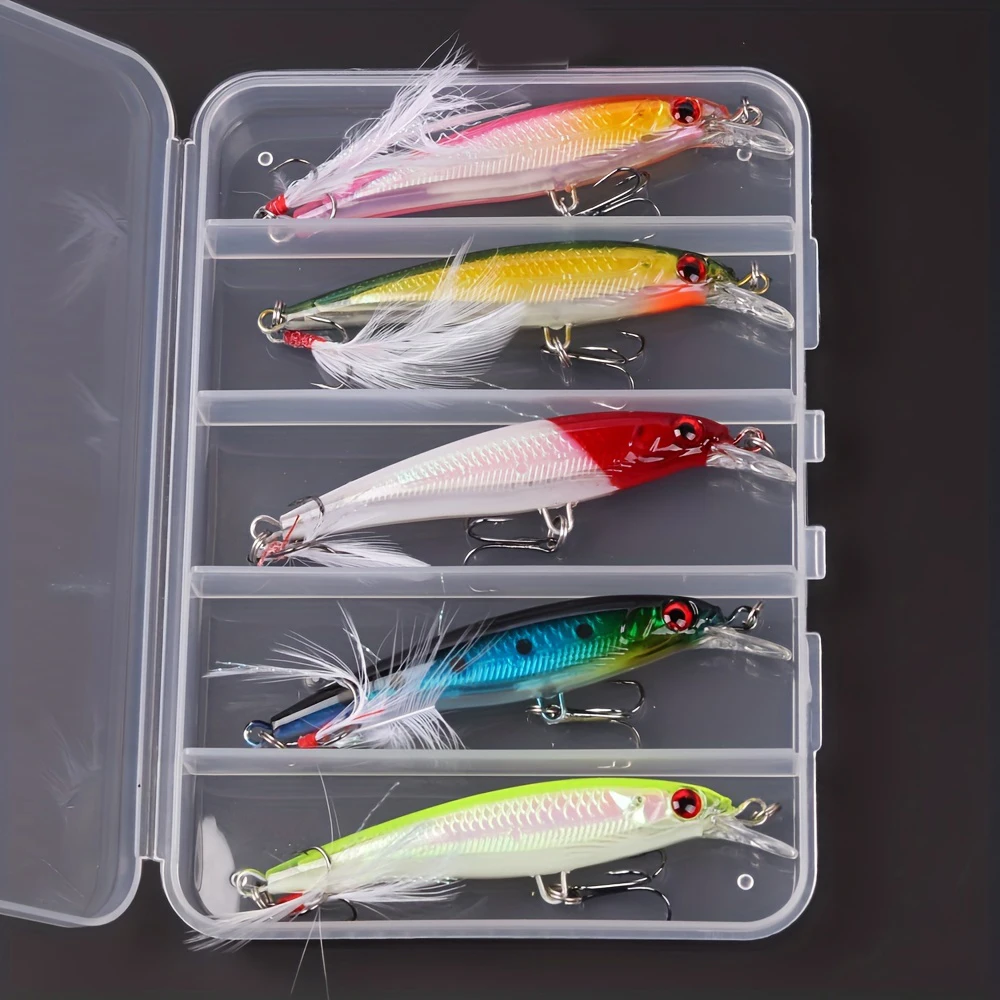 Laser 3D Eyes Bionic Minnow Fi - đánh giá và giá Fishing Lure Box