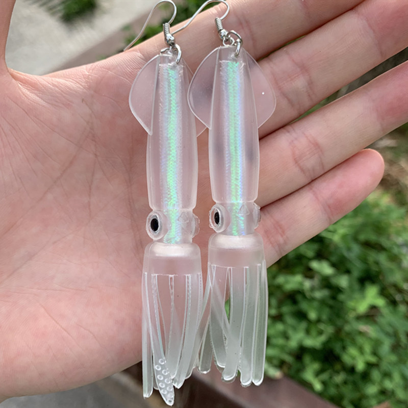 Noctilucence/Màu Sắc Ống Mực M - đánh giá và giá Fishing Lure Soft Plastic