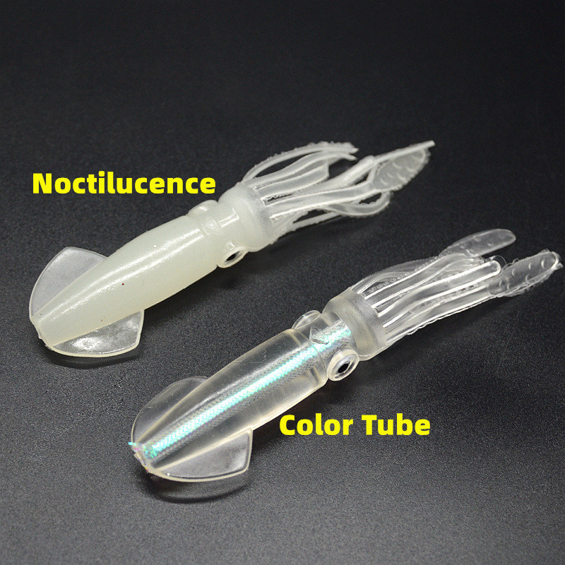 Noctilucence/Màu Sắc Ống Mực M - đánh giá và giá Fishing Lure Soft Plastic