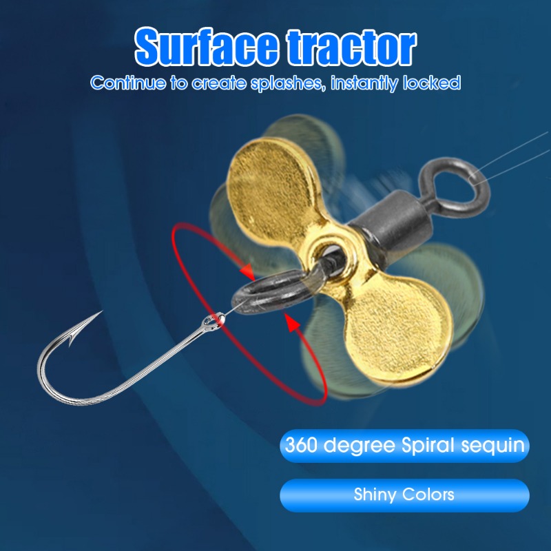 Plug Casting Fishing Propeller - đánh giá và giá Fishing Lure Spinnerbait