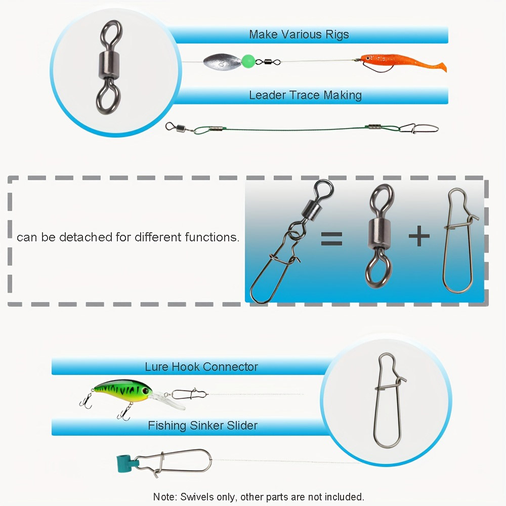 95/210 PCS Set Fishing Connect - đánh giá và giá Fishing Lure Kit