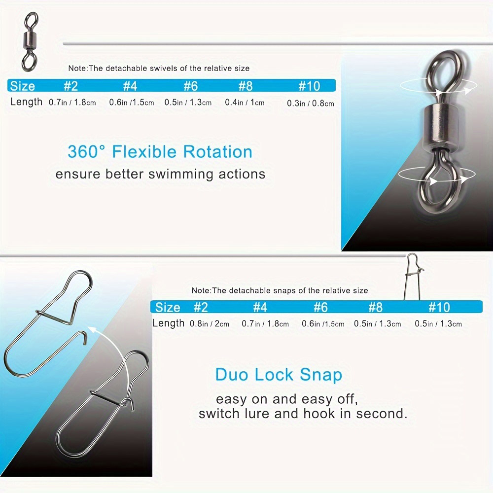 95/210 PCS Set Fishing Connect - đánh giá và giá Fishing Lure Kit