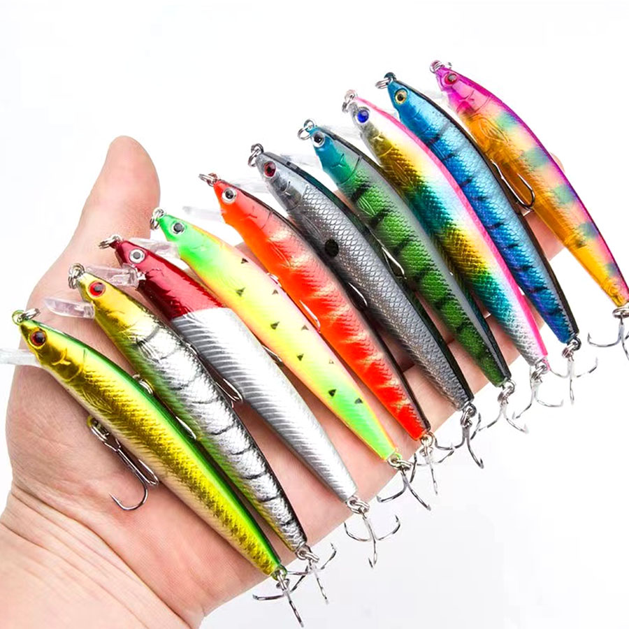10PCS Jerkbait Minnow Swimbait - đánh giá và giá Fishing Lure Jerkbait