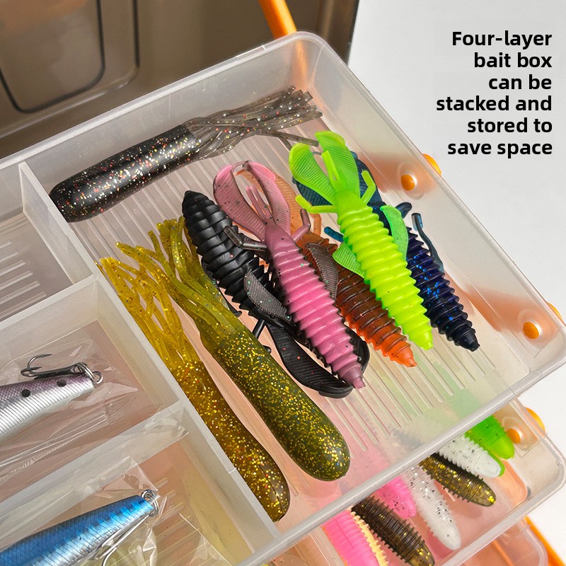 Large Four-Layer Outdoor Fishi - đánh giá và giá Fishing Lure Box