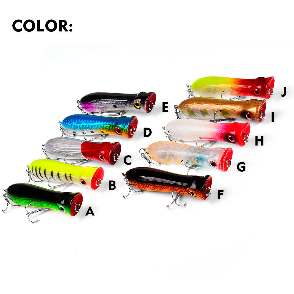 Topwater Popper Saltwater Fish - đánh giá và giá Fishing Lure Popper