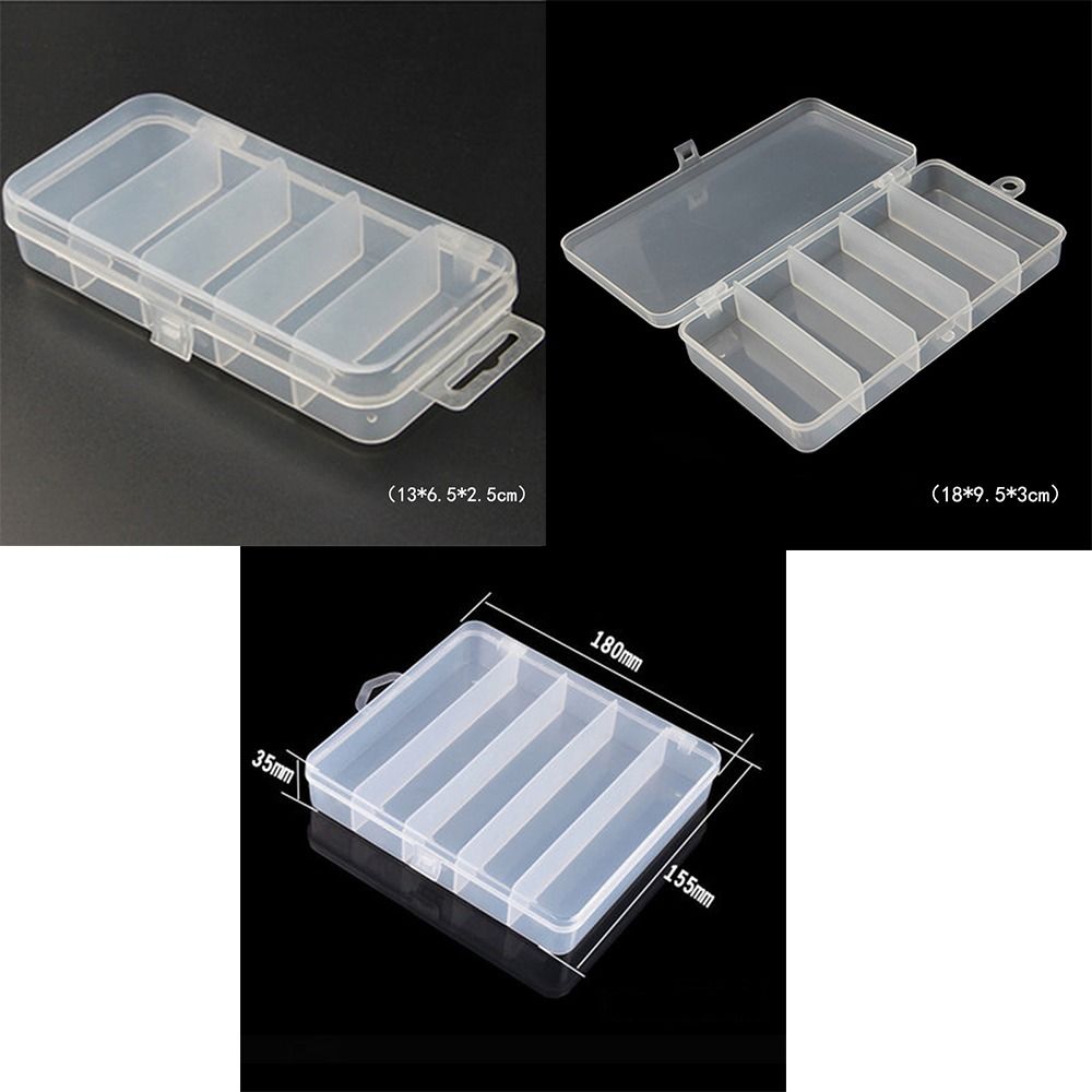 1/3pcs 3 Sizes of Plastic Fish - đánh giá và giá Fishing Lure Box