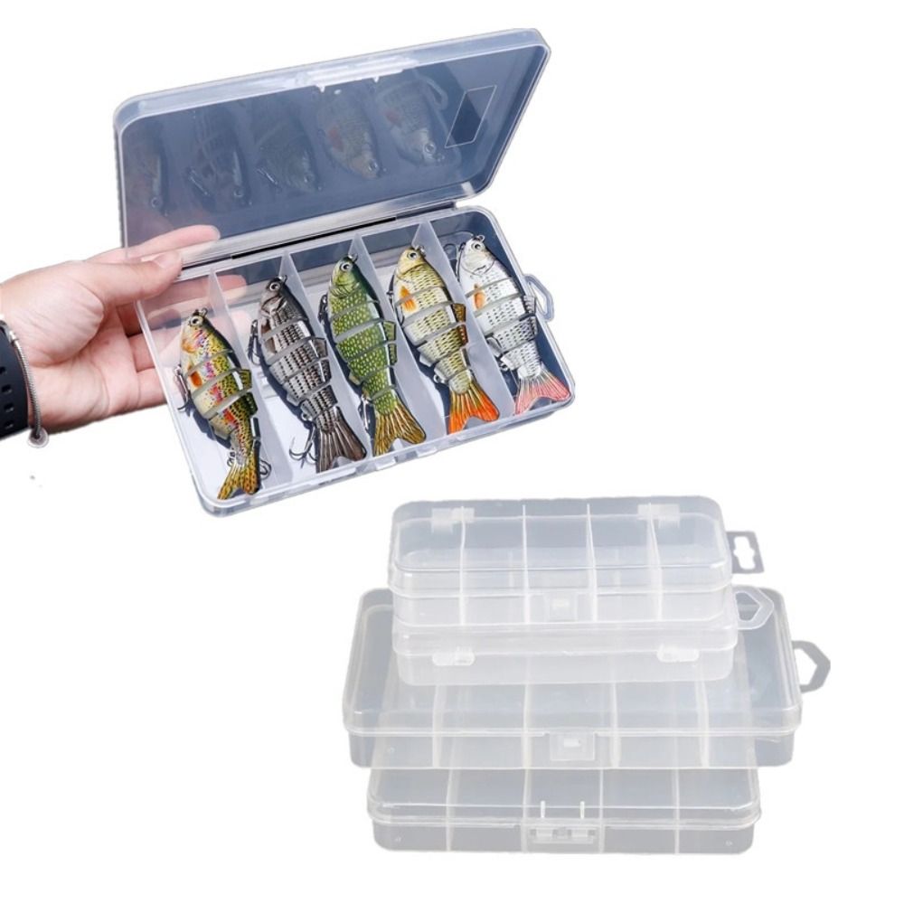 1/3pcs 3 Sizes of Plastic Fish - đánh giá và giá Fishing Lure Box