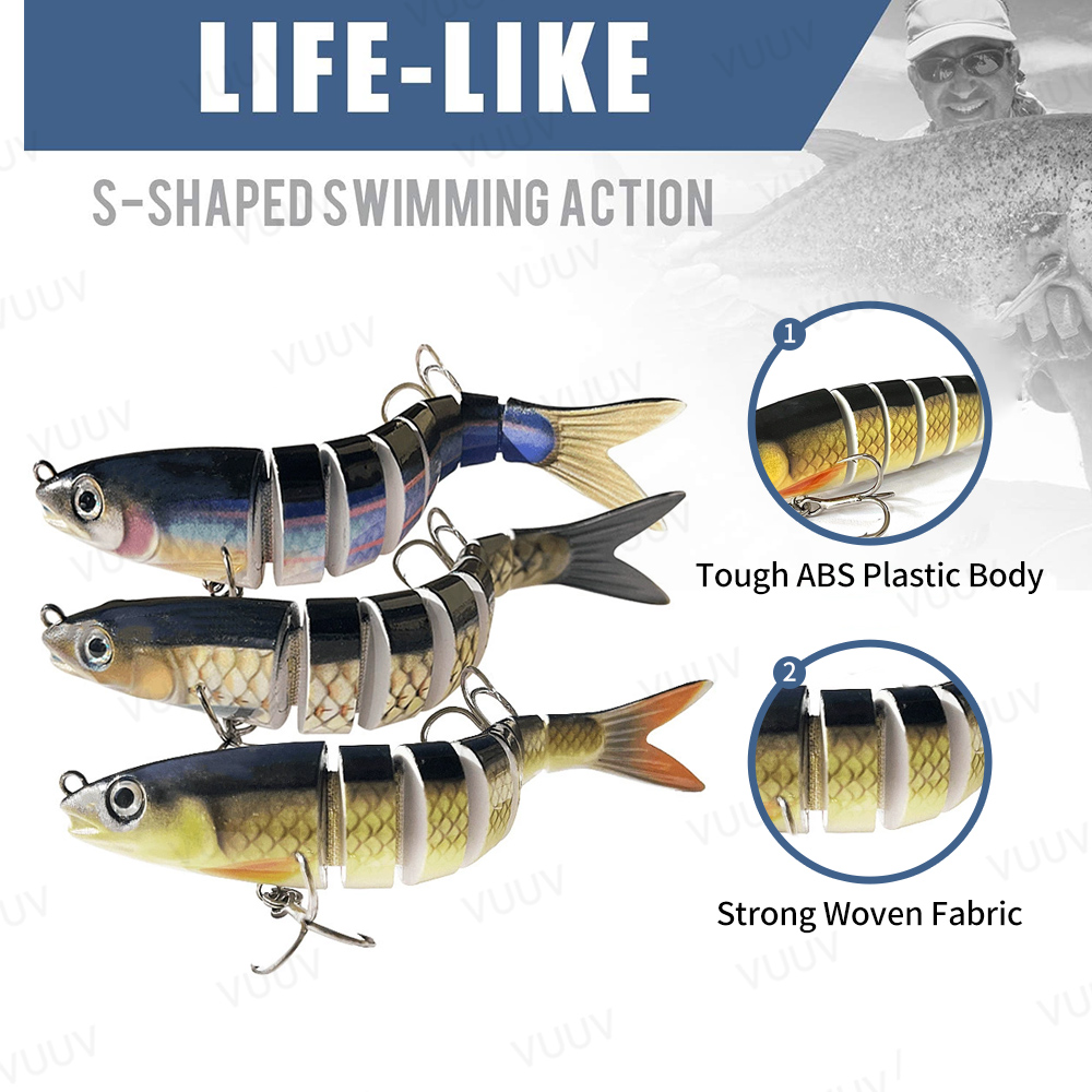 10 pcs Fishing Lures for Bass  - đánh giá và giá Fishing Lure Swimbait