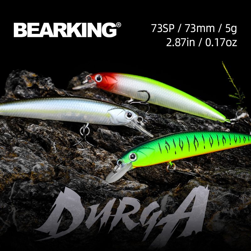 BEARKING Mẫu Mới 73Mm 5G Chất  - đánh giá và giá Fishing Lure Crankbait