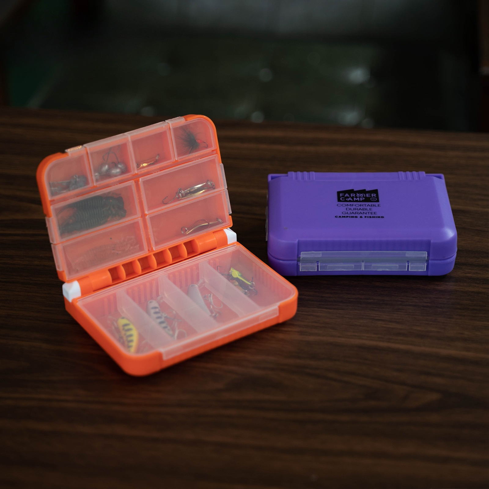 Portable Double Layer Fishing  - đánh giá và giá Fishing Lure Spoon