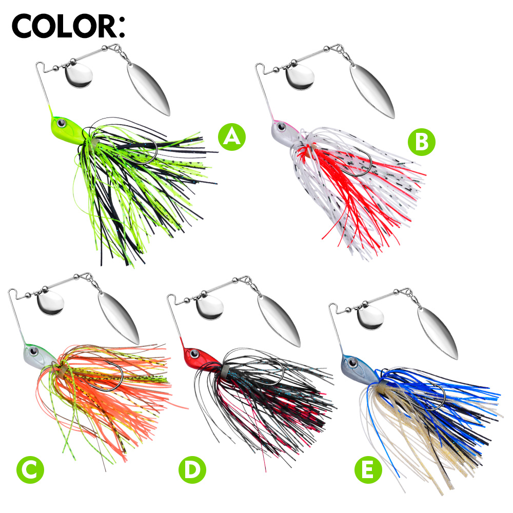 Proberos 10/14g Spinner Bait F - đánh giá và giá Fishing Lure Blade Bait