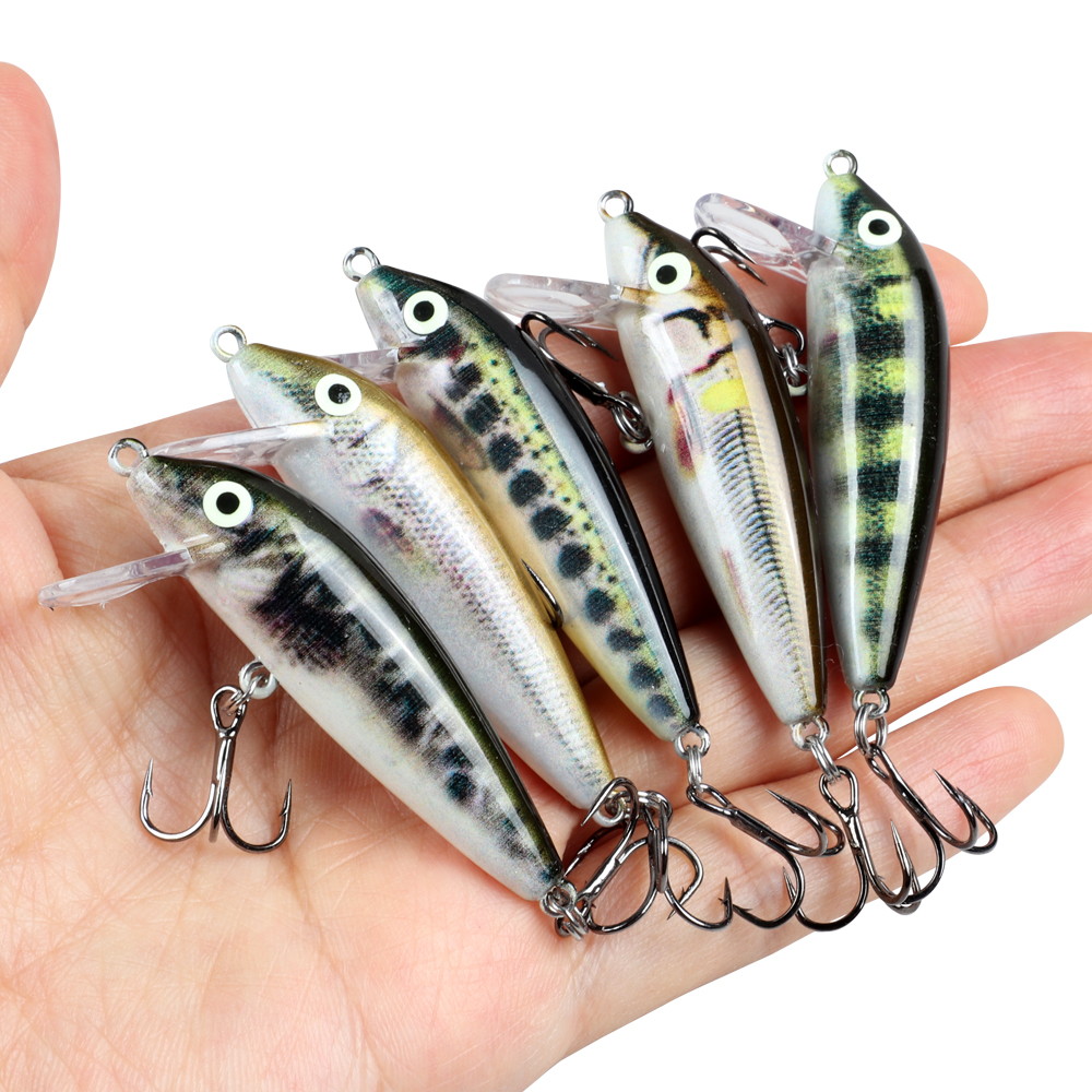 5cm 5g Sinking Minnow Wobblers - đánh giá và giá Fishing Lure Jerkbait