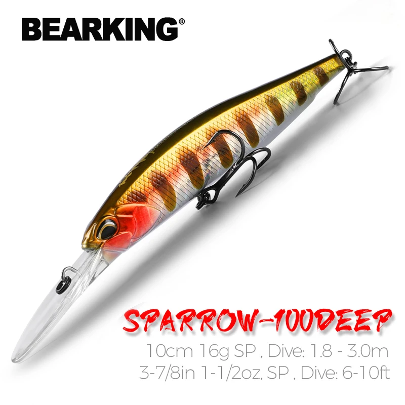 BEARKING 10cm 16g Super Magnet - đánh giá và giá Fishing Lure Jerkbait
