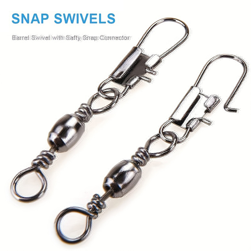 100Pcs/Lot 4#6#8#10#12# Swivel - đánh giá và giá Fishing Lure Accessories