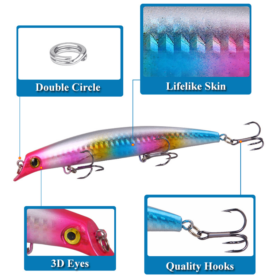 6pcs Crankbaits Fishing Lures  - đánh giá và giá Fishing Lure Crankbait