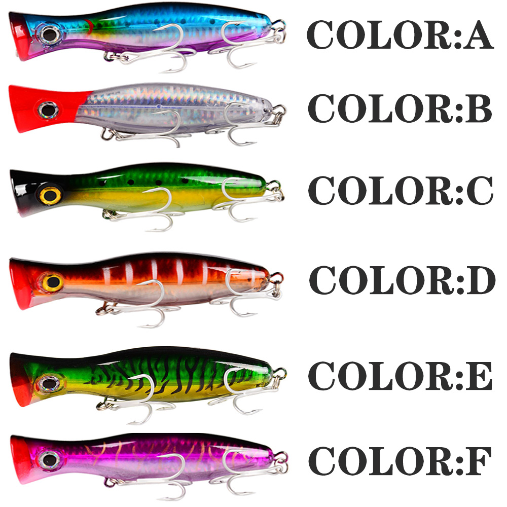 PROBEROS 1pc 13cm 43g Popper F - đánh giá và giá Fishing Lure Popper