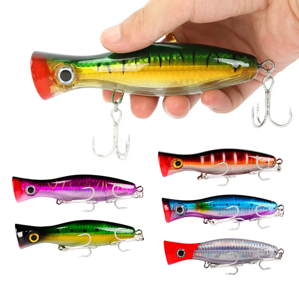 PROBEROS 1pc 13cm 43g Popper F - đánh giá và giá Fishing Lure Popper