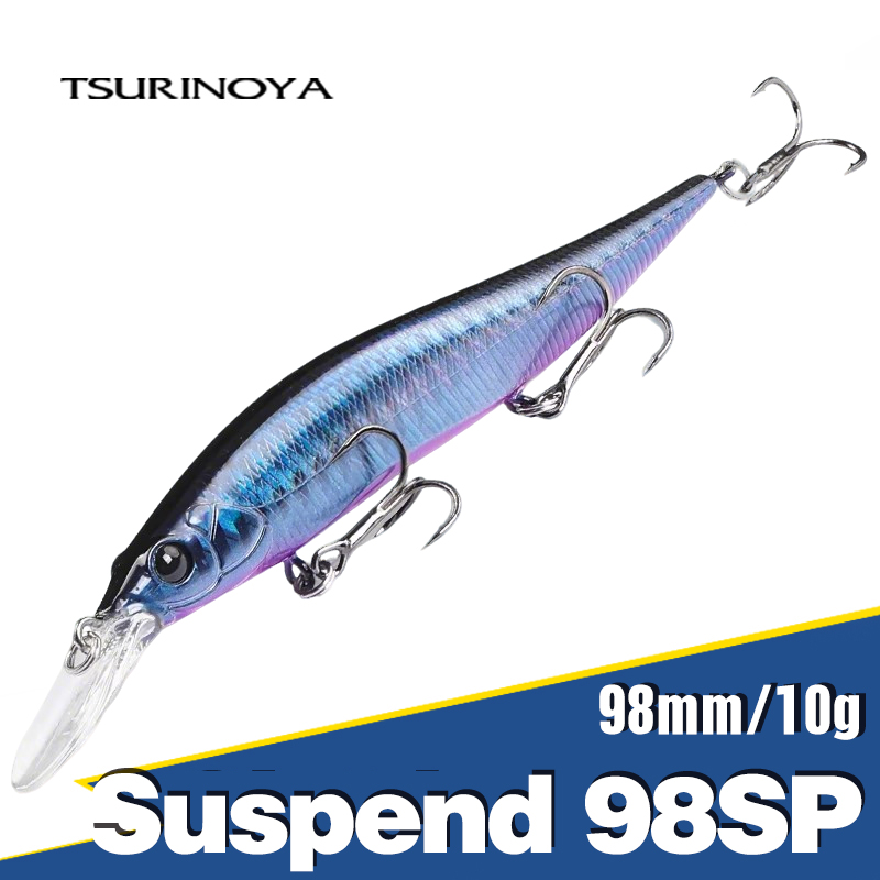TSURINOYA Suspend Minnow AUROR - đánh giá và giá Fishing Lure Spinnerbait