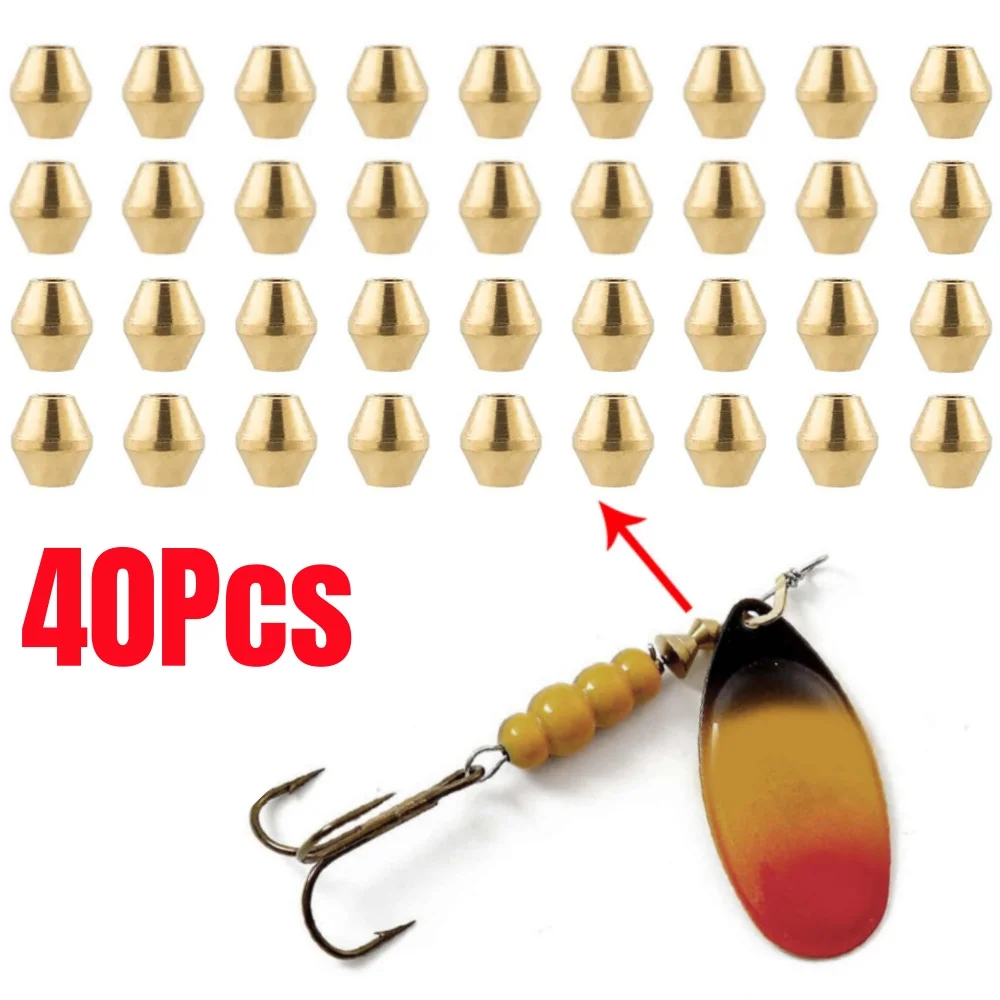 40pcs DIY Lure Brass Fishing B - đánh giá và giá Fishing Lure Spinnerbait