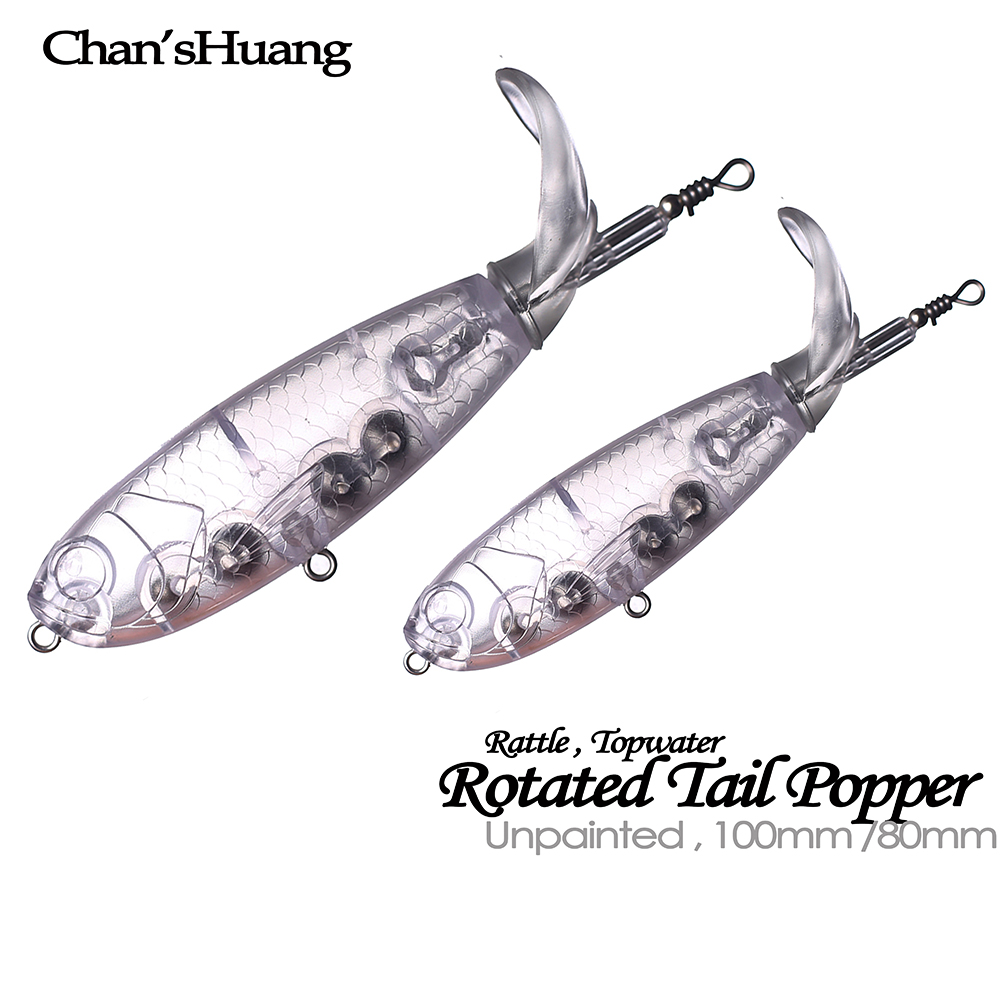 Chan’sHuang 20PCS Unpainted Bl - đánh giá và giá Fishing Lure Popper