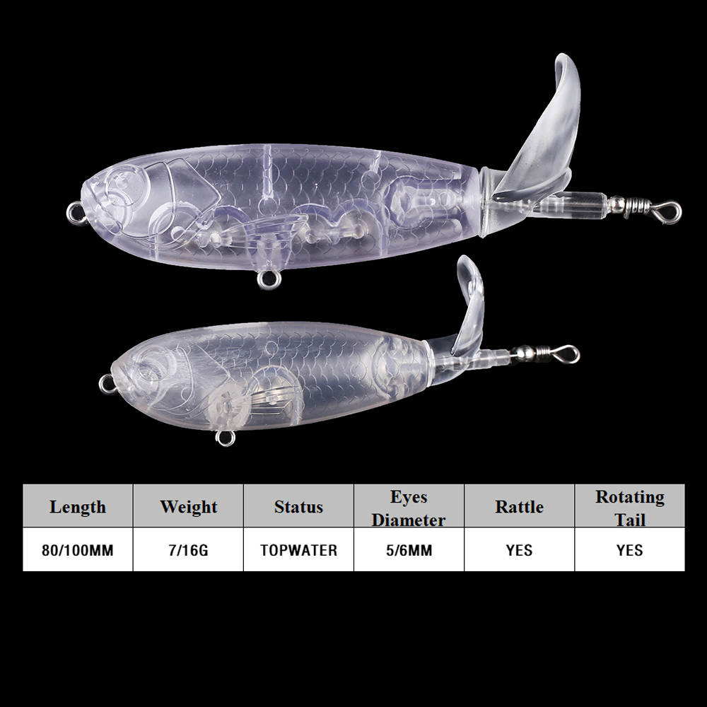 Chan’sHuang 20PCS Unpainted Bl - đánh giá và giá Fishing Lure Popper