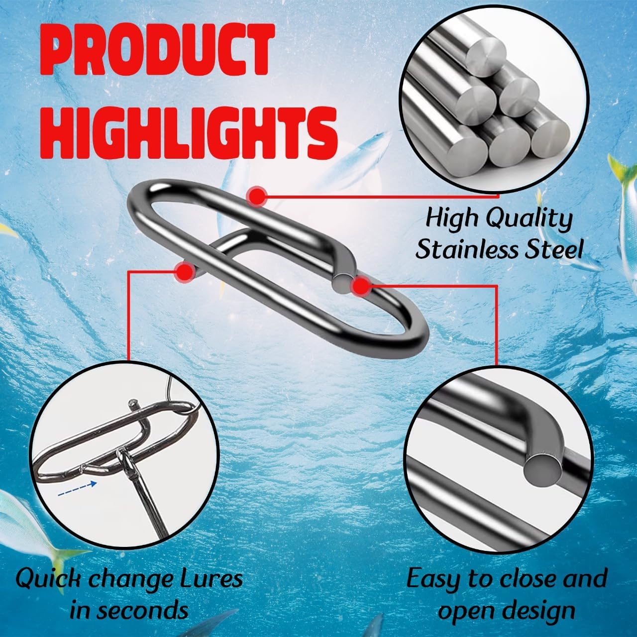 9KM Fishing Snap Kit 110pcs Po - đánh giá và giá Fishing Lure Making Kit