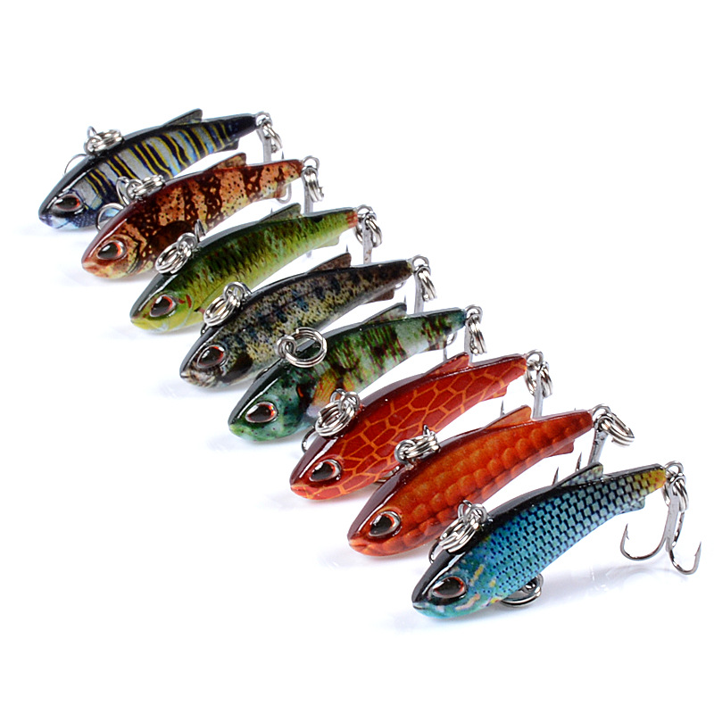 8 Cái 4Cm 4G Mini Lipless VIB  - đánh giá và giá Fishing Lure Crankbait