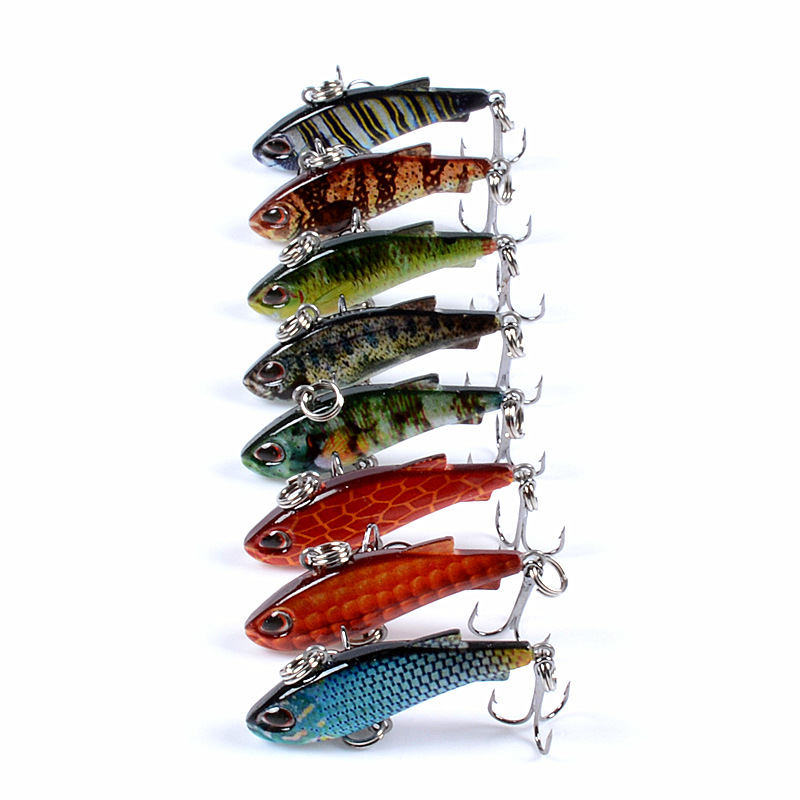 8 Cái 4Cm 4G Mini Lipless VIB  - đánh giá và giá Fishing Lure Crankbait