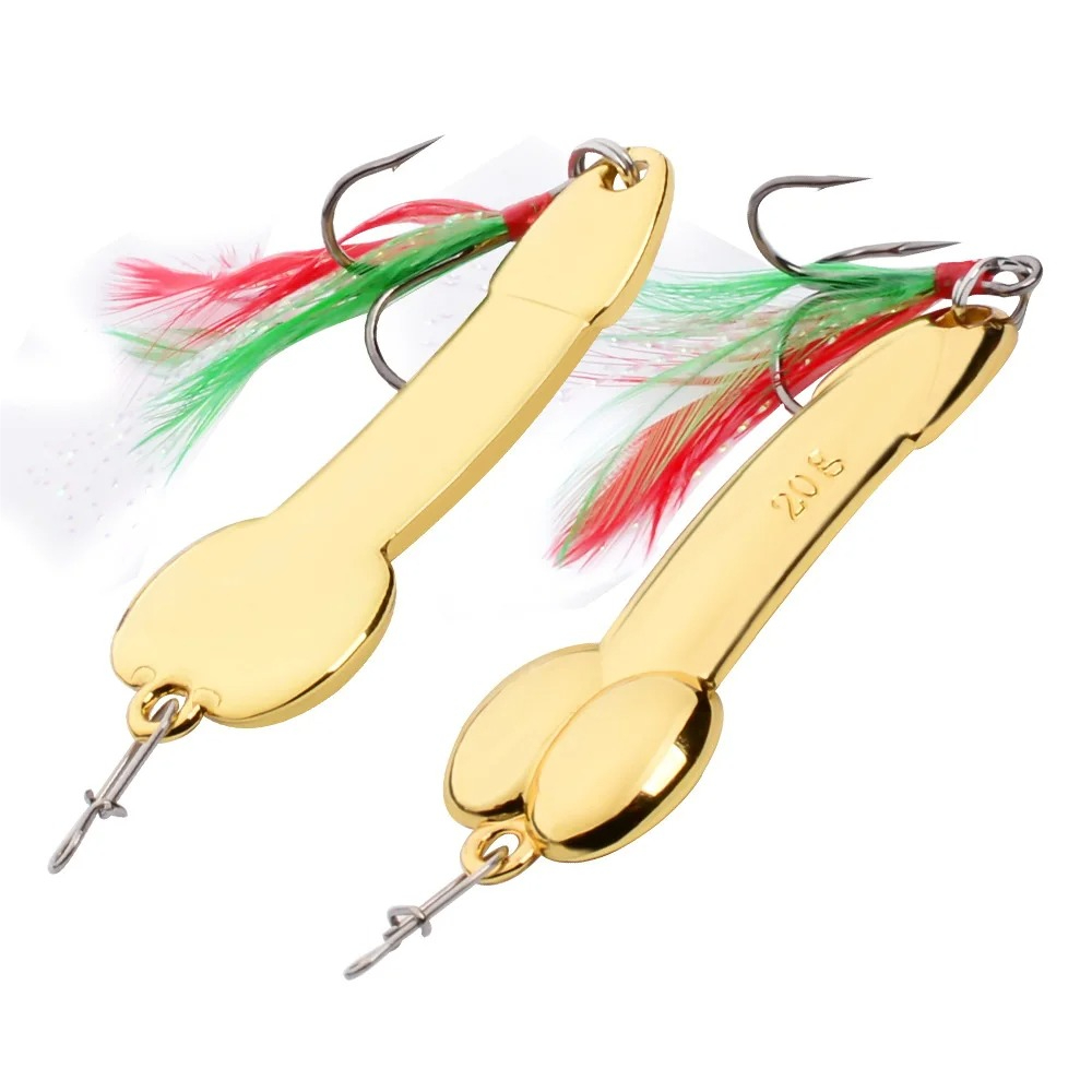Metal Spoon Penis Shape Fishin - đánh giá và giá Fishing Lure Spoon