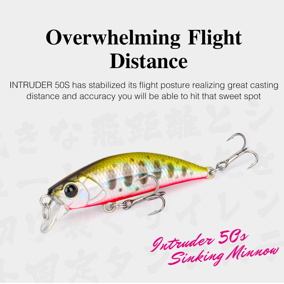TSURINOYA 50 Sắc Màu Mới 5Cm 5 - đánh giá và giá Fishing Lure Jerkbait